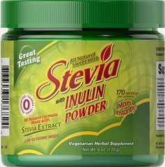 Стевія порошок, Stevia Powder, Puritan's Pride, 170 г