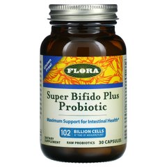 Пробиотики Супер Бифидо + Flora 30 капсул купить в Киеве и Украине