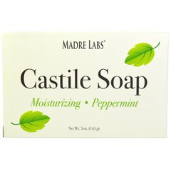 Мыло с перечной мятой успокаивающее охлаждающее Madre Labs (Castile Soap) 141 г купить в Киеве и Украине