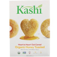 Овес з серця на серце, тост з органічним медом, Kashi, 340 унцій (340 г)