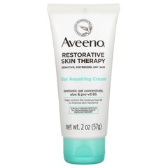 Aveeno, Restorative Skin Therapy, крем, Що Відновлює, з вівса, 2 унції (57 г)