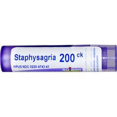 Стафизагрия для заживление ран Boiron (Single Remedies Staphysagria) прибл. 80 гранул купить в Киеве и Украине