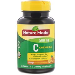 Вітамін С жувальний Nature Made (Vitamin C) 500 мг 60