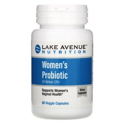 Пробіотики для жінок Lake Avenue Nutrition (Womens Probiotics) 20 млрд КУО 60 капсул