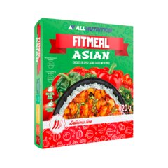Страва з високим вмістом білка з рисом та куркою в азіатському соусі Allnutrition (FitMeal Asian) 420 г