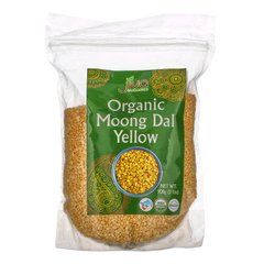 Органический желтый монг дал, Organic Moong Dal Yellow, Jiva Organics, 908 г купить в Киеве и Украине