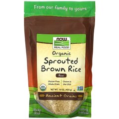 Бурый рис Now Foods (Sprout Brown Rice) 454 г купить в Киеве и Украине