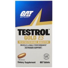 Testrol Gold ES, средство повышения уровня тестостерона, GAT, 60 таблеток купить в Киеве и Украине