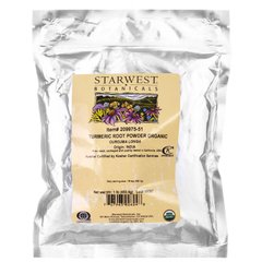 Куркума органический порошок Starwest Botanicals (Turmeric Root Powder Organic) 453,6 г купить в Киеве и Украине