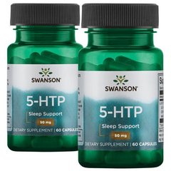 5-гідроксітріптофан, 5-HTP, Swanson, 50 мг, 120 капсул