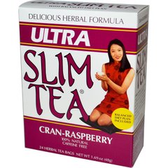Чай для похудения Hobe Labs (Ultra Slim) 24 пакетика малиновый вкус купить в Киеве и Украине