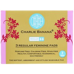 Звичайні жіночі накладки, білі, Charlie Banana, 3 накладки