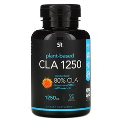 Кон'юговані лінолева кислота Sports Research (Sport CLA 1250) 1250 мг 90 желатинових капсул