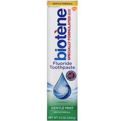 Фториста зубна паста Gentle Formula, Biotene Dental Products, 121,9 г