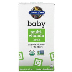 Мультивитамины для детей жидкие Garden of Life (Baby Multivitamin) 56 мл купить в Киеве и Украине