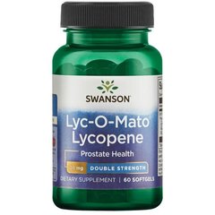 Лук-О-Мато Лікопен - подвійна сила, Lyc-O-Mato Lycopene - Double Strength, Swanson, 20 мг 60 капсул