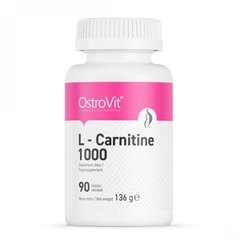 L-карнитин 1000, L-CARNITINE 1000, OstroVit, 90 таблеток купить в Киеве и Украине