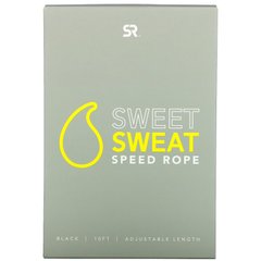 Sports Research, Скакалка Sweet Sweat Speed, черный, 1 скакалка купить в Киеве и Украине