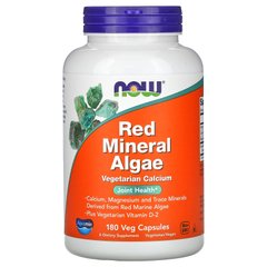 Красные водоросли Now Foods (Red Mineral Algae Plus Vitamin D-2) 180 капсул купить в Киеве и Украине