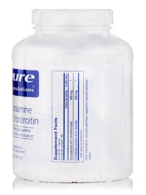 Глюкозамин HCl и Хондроитин Pure Encapsulations (Glucosamine HCl + Chondroitin) 360 капсул купить в Киеве и Украине