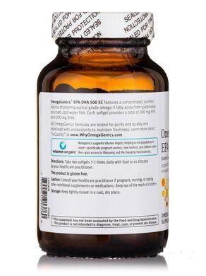 Omega EPA-DHA 500 enteric coating (OmegaGenics EPA-DHA 500) 60 soft capsules