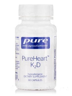 Витамины для сердца Pure Encapsulations (PureHeart K2D) 60 капсул купить в Киеве и Украине