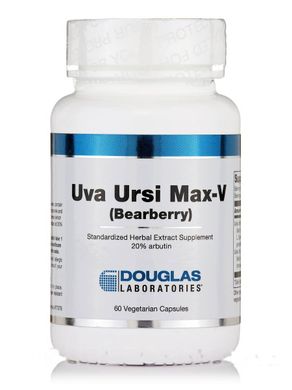 Витамины для мочевого пузыря Douglas Laboratories (Uva Ursi Max-V Bearberry) 60 вегетарианских капсул купить в Киеве и Украине