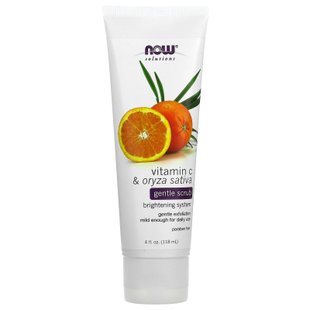 Скраб для лица Now Foods (Gentle Scrub Solutions) 118 мл купить в Киеве и Украине