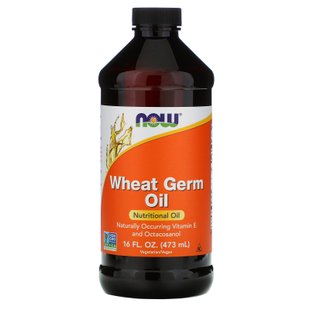 Масло зародышей пшеницы Now Foods (Wheat Germ Oil) 473 мл купить в Киеве и Украине