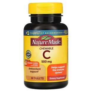 Вітамін С жувальний Nature Made (Vitamin C) 500 мг 60