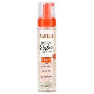 Cantu, Protective Styles by Angela, Set & Refresh Foam, 8 fl oz (237 ml)