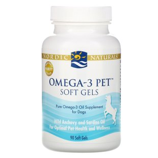 Омега-3 для домашних животных Nordic Naturals (Omega-3 Pet) 90 капсул купить в Киеве и Украине