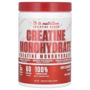 TC Nutrition, Essential Series, Creatine Monohydrate, Unflavored, 10.58 oz (300 g) купить в Киеве и Украине