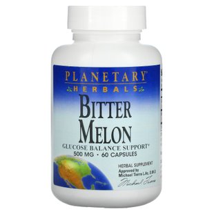 Горькая дыня Planetary Herbals (Bitter Melon) 500 мг 60 капсул купить в Киеве и Украине