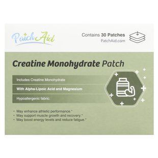 Патч моногидрат креатина Patch Aid (Creatine Monohydrate) 30 шт. купить в Киеве и Украине