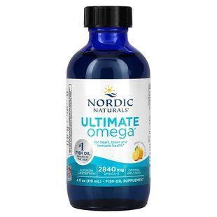 Концентрат рыбьего жира Nordic Naturals (Ultimate Omega) 119 мл со вкусом лимона купить в Киеве и Украине