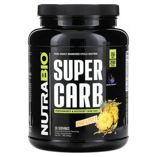 NutraBio, Super Carb, Pineapple, 1.9 lb (840 g) купить в Киеве и Украине