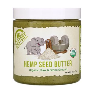 Органическое масло из семян конопли, Organic Hemp Seed Butter, Dastony, 227 г купить в Киеве и Украине