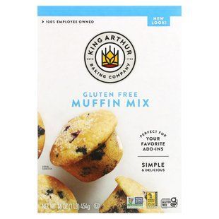 Смесь для кексов без клейковины, King Arthur Flour, 16 унций (454 г) купить в Киеве и Украине