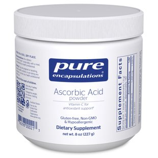 Аскорбиновая кислота Pure Encapsulations (Ascorbic Acid Powder) 227 г купить в Киеве и Украине