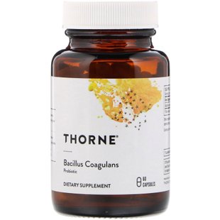 Пробиотики Thorne Research (Bacillus Coagulans) 60 вегетарианских капсул купить в Киеве и Украине