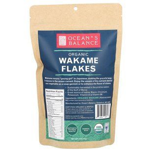 Ocean's Balance, Organic Wakame Flakes, 4 oz (113 mg) купить в Киеве и Украине