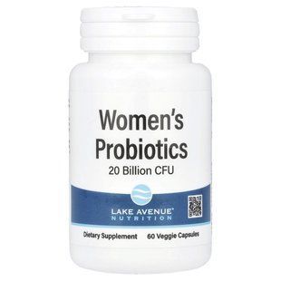 Пробіотики для жінок Lake Avenue Nutrition (Womens Probiotics) 20 млрд КУО 60 капсул