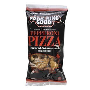 Pork King Good, ароматизований чічаррон, піца з пепероні, 49,5 г (1,75 унції)