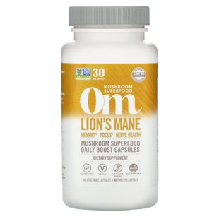 Ежовик гребенчатый Organic Mushroom Nutrition (Lion's Mane) 667 мг 90 капсул купить в Киеве и Украине