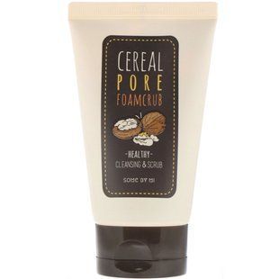 Foam from grain pores, cleansing foam scrub for face, cleansing and exfoliation, Some By Mi, 100 ml.