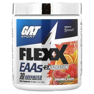 GAT, Flexx EAAs + Hydration, orange guava, 12.2 ounces (345 g)