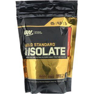 Golden Standard, 100% Isolate, Strawberry Cream, Optimum Nutrition, 360 g