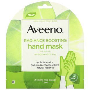 Hand Masks Aveeno Radiance (Boosting Hand Mask) 2 disposable gloves