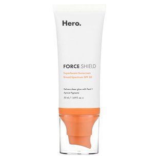 Hero Cosmetics, Force Shield, Superbeam Sunscreen, SPF 30, 1.69 fl oz (50 ml) купить в Киеве и Украине